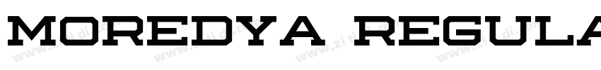 Moredya Regular字体转换